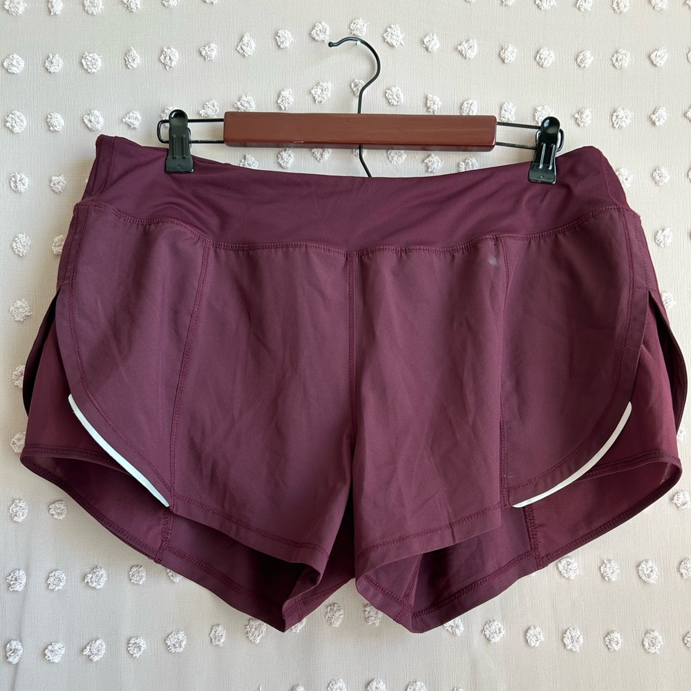 Zyia Active Mesh Energy Shorts L Purple Plumb